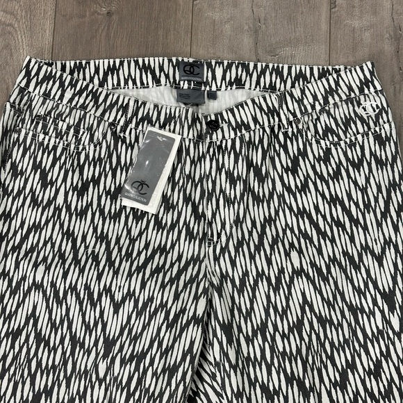 Women's Queen Collection 20 Tall Long 2XL Jeans Denim Pants Black White Stretch - Picture 5 of 10